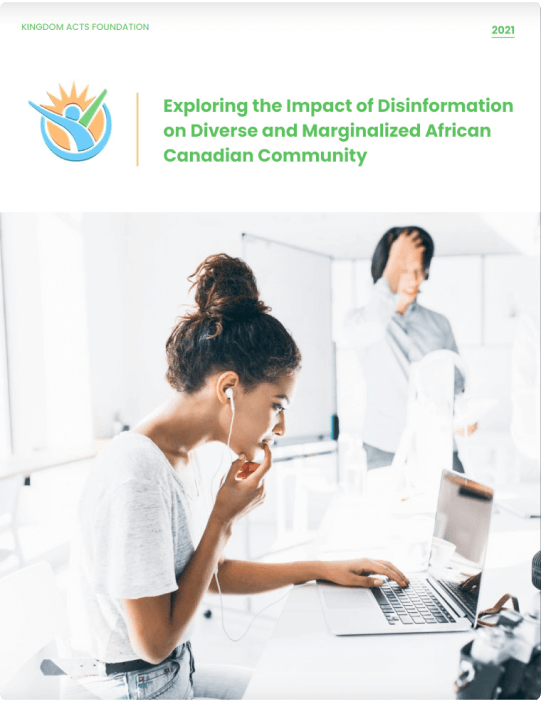 KAF Social Research - Impact of Disinformation on Diverse and Marginalized African Canadian Communities